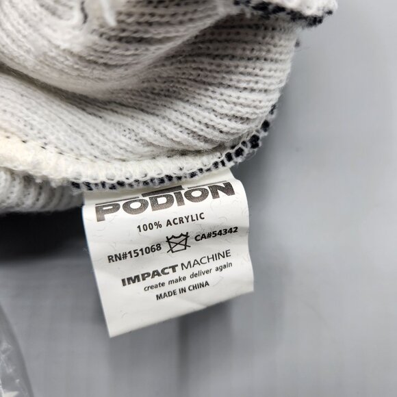 LA Oakland Raiders Budweiser NFL Beanie Toque Hat w Pom Pom NEW One Size - Picture 3 of 3